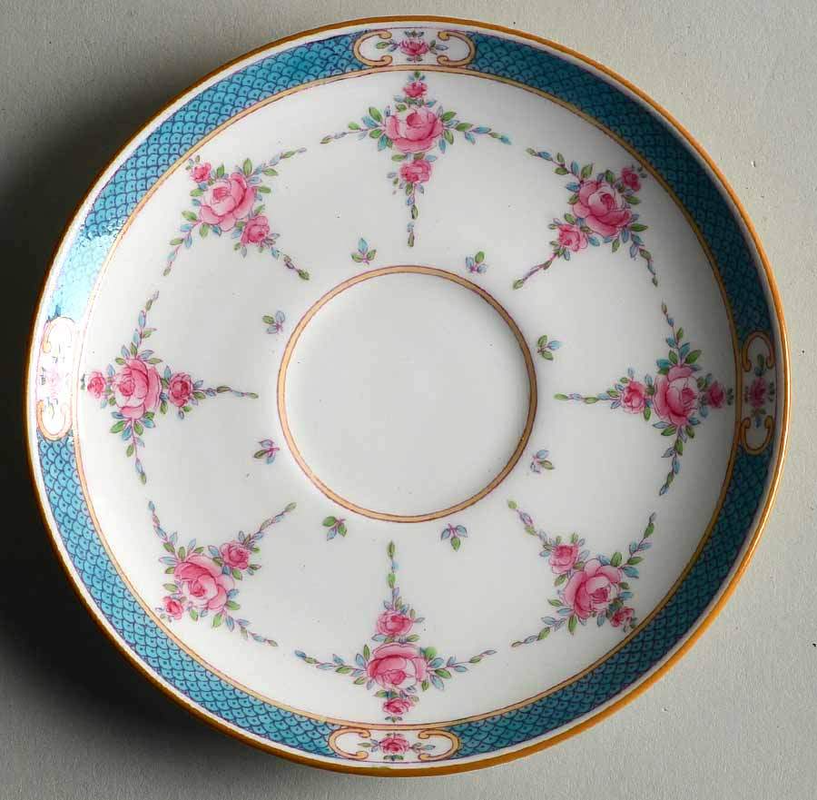 Persian Rose (Older) Saucer for Oversized Cup by Minton-1