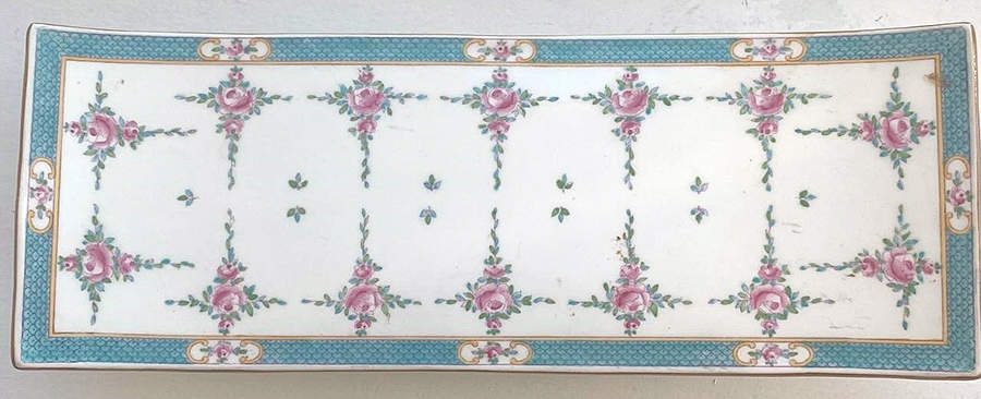 Persian Rose (Older) Footed Rectangular Display Stand by Minton-1