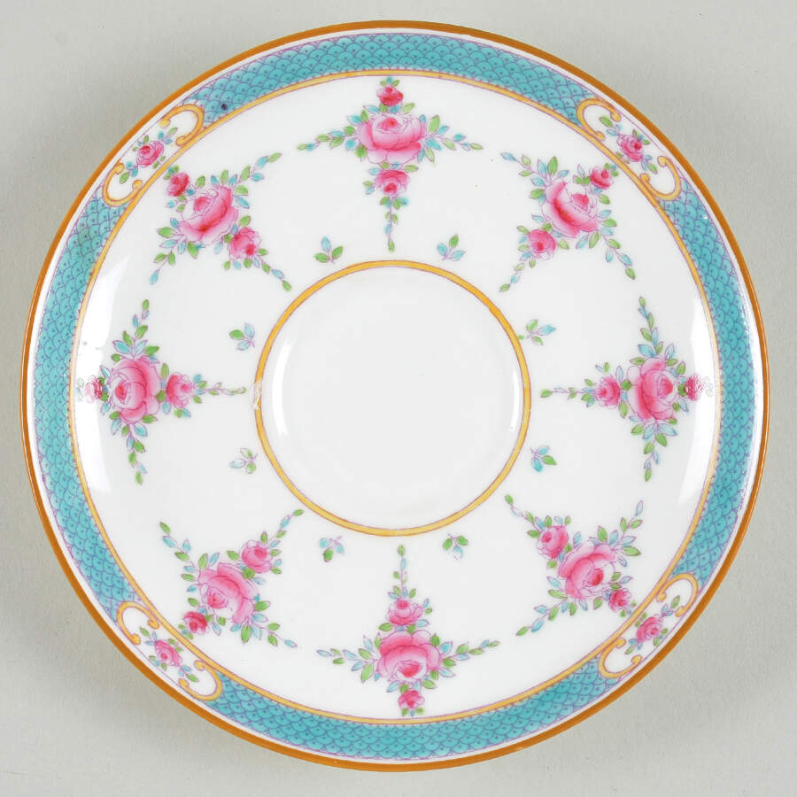 Persian Rose (Older) Saucer for Flat Cup by Minton-1