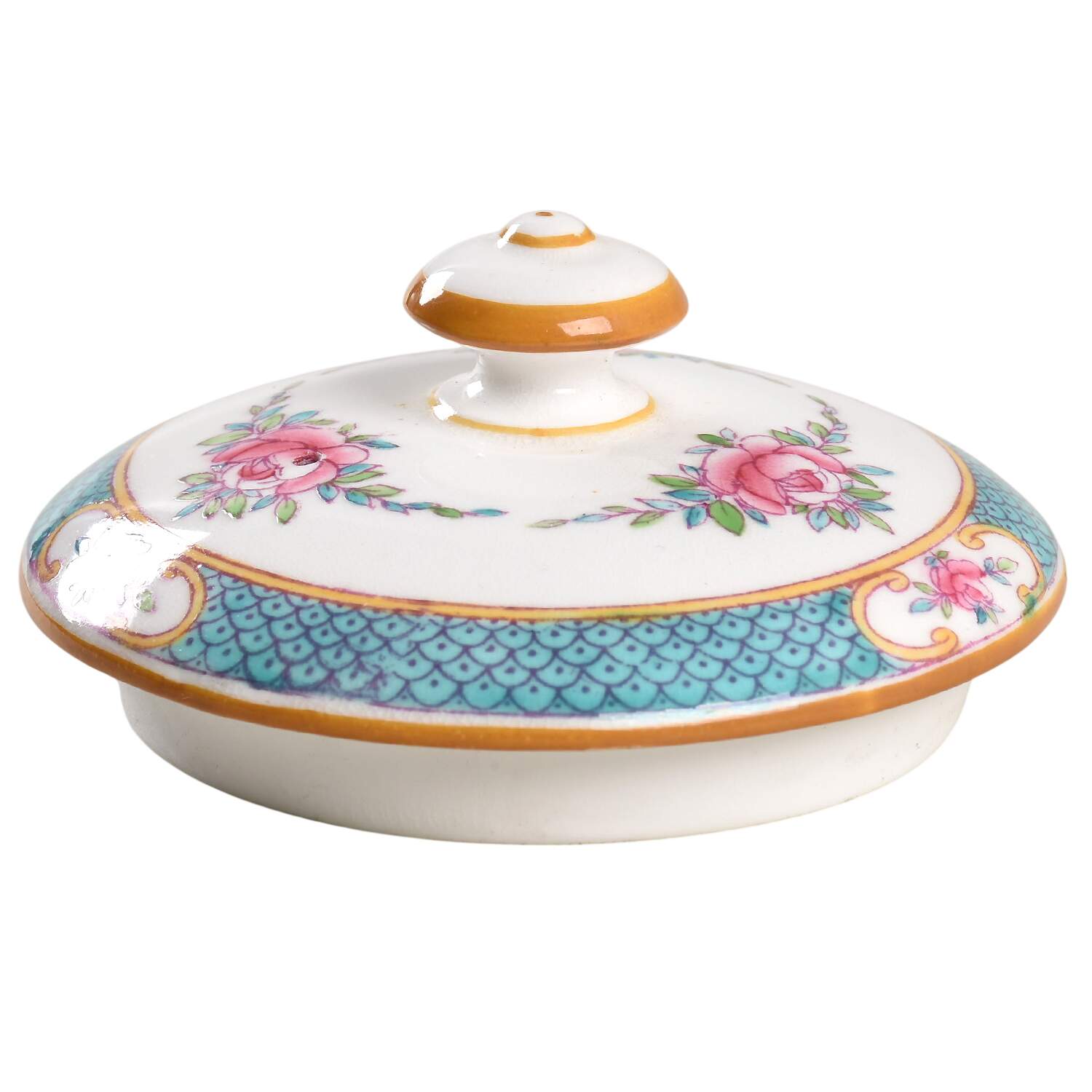 Persian Rose (Older) Lid for Teapot by Minton-1
