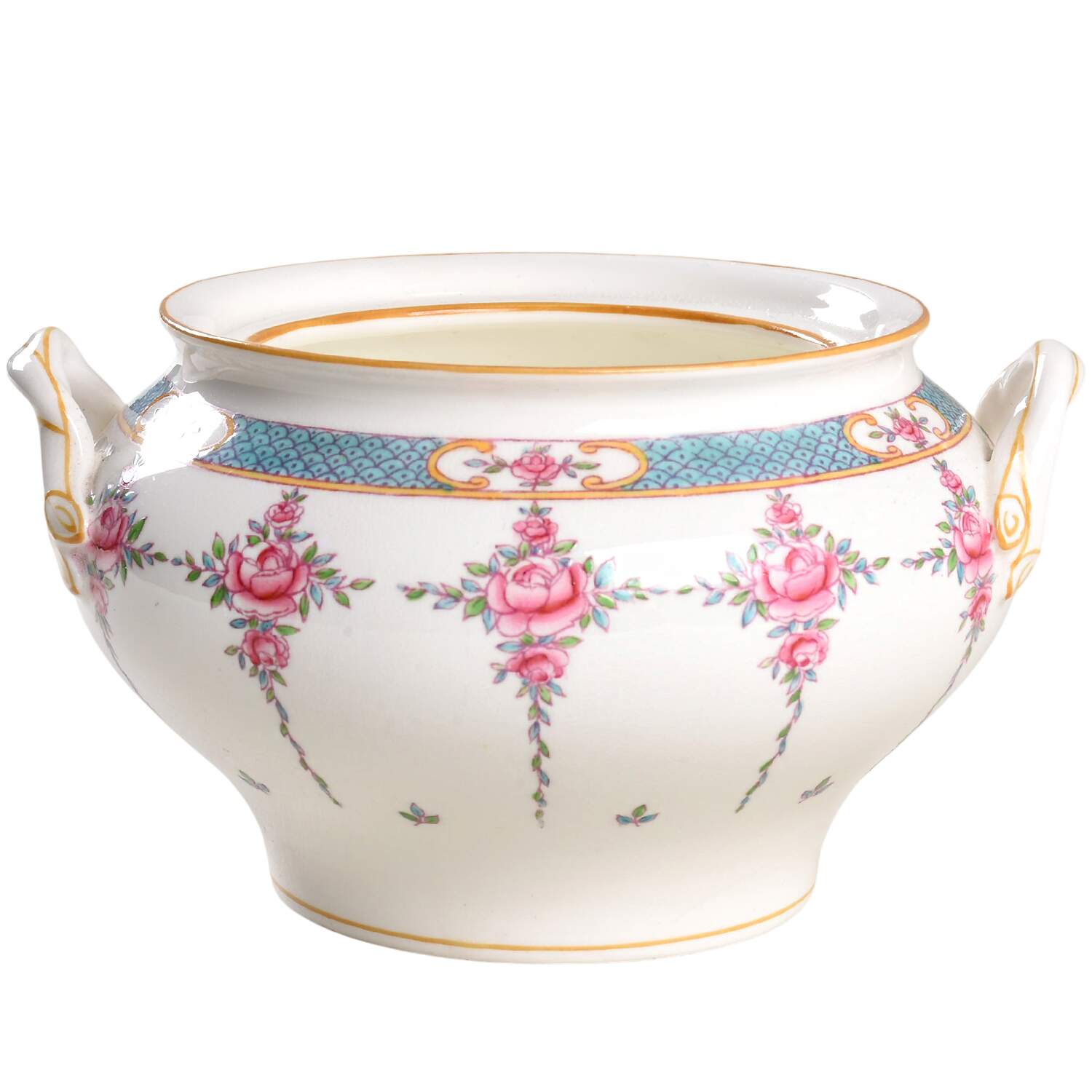 Persian Rose (Older) Sugar Bowl No Lid by Minton-1