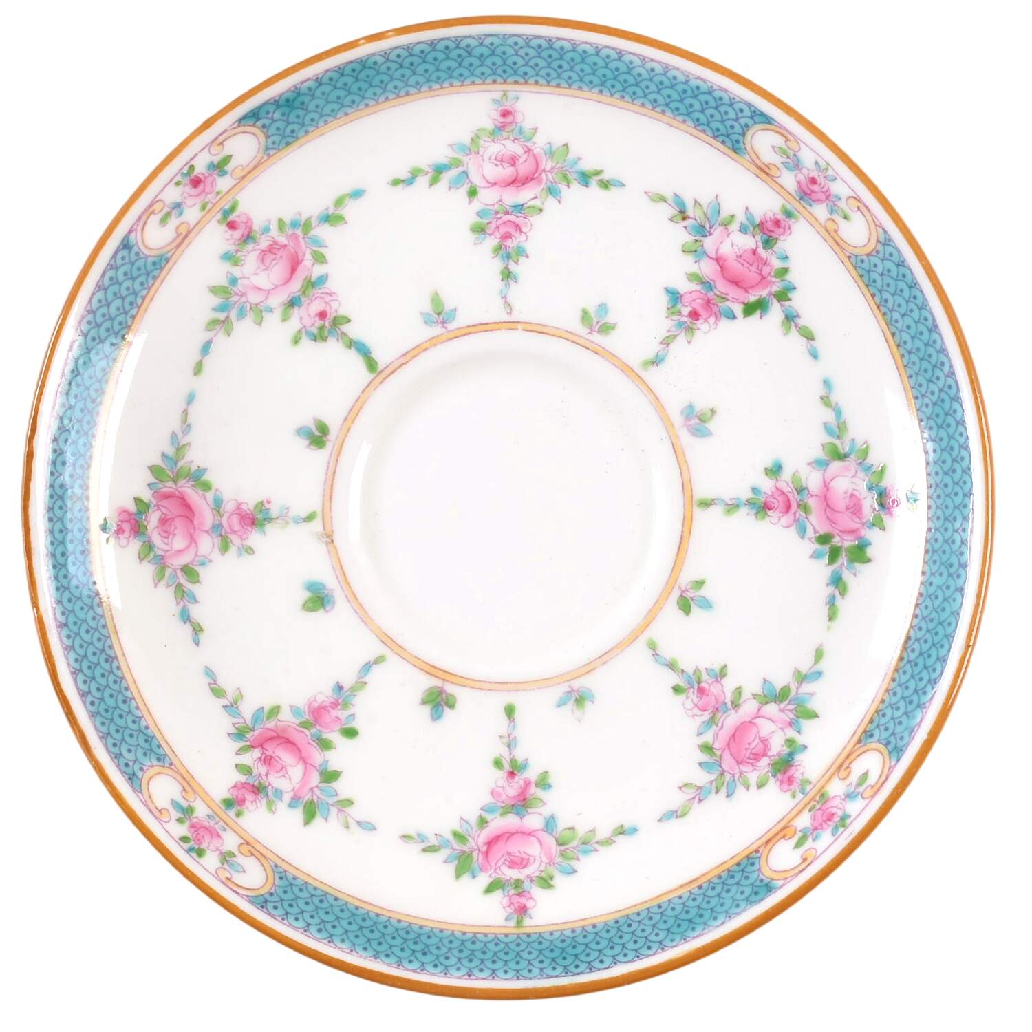 Persian Rose (Older) Saucer for Flat Cup by Minton-1