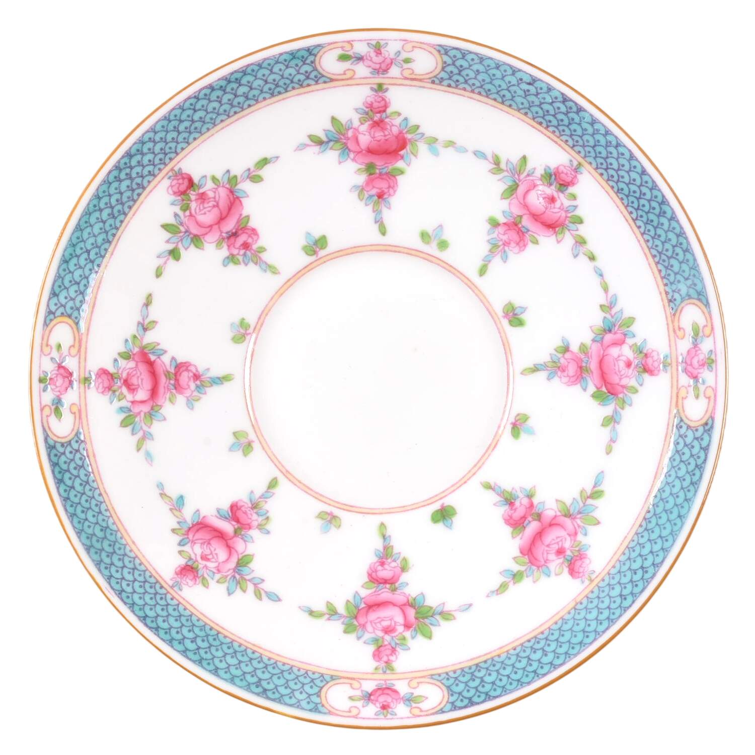 Persian Rose (Older) Saucer for Footed Cup by Minton-1