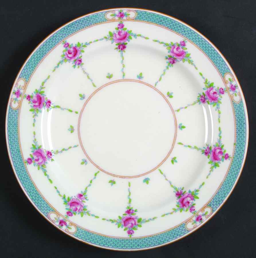 Persian Rose (Older) Salad Plate by Minton-1