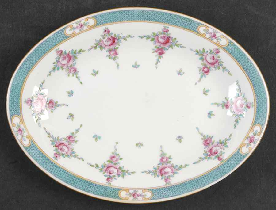 Persian Rose (Older) Underplate for Gravy Boat by Minton-1