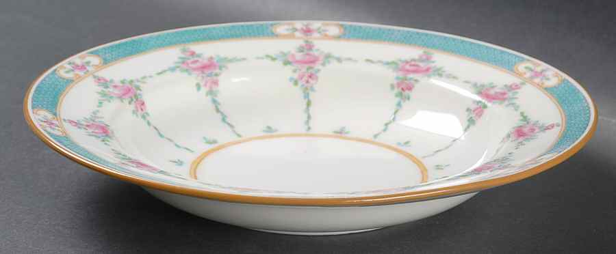 Persian Rose (Older) Rim Soup Bowl by Minton-1