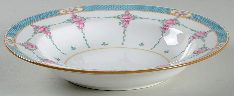 Persian Rose (Older) Rim Soup Bowl by Minton-1
