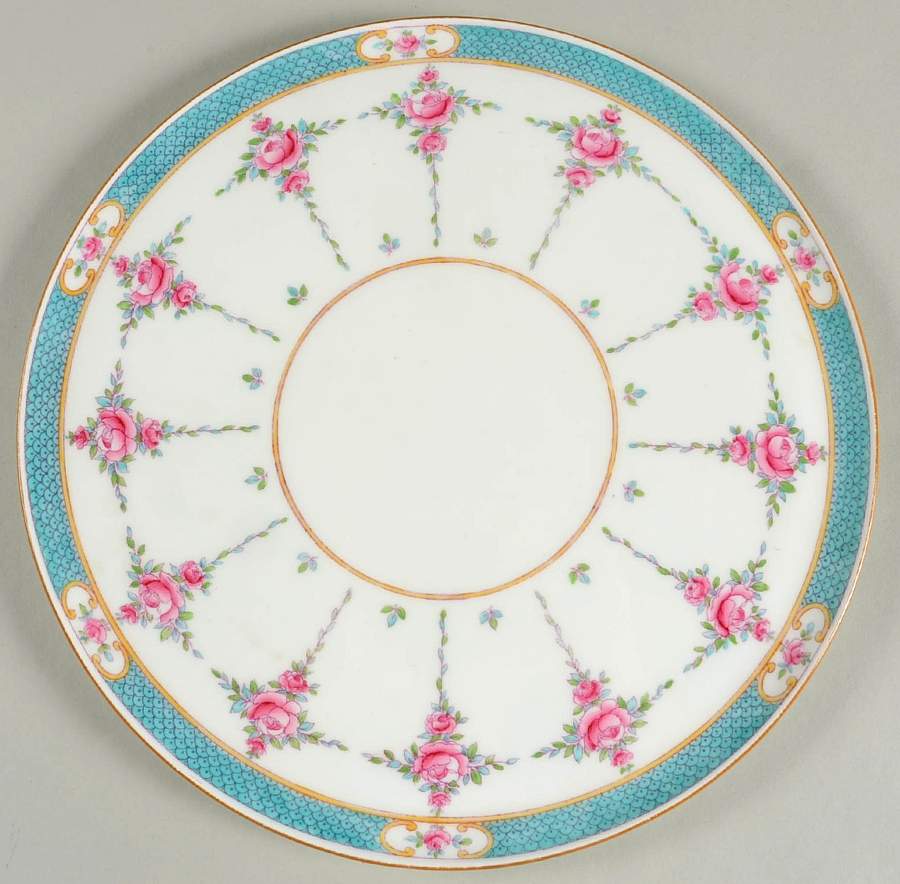 Persian Rose (Older) Cake Plate by Minton-1