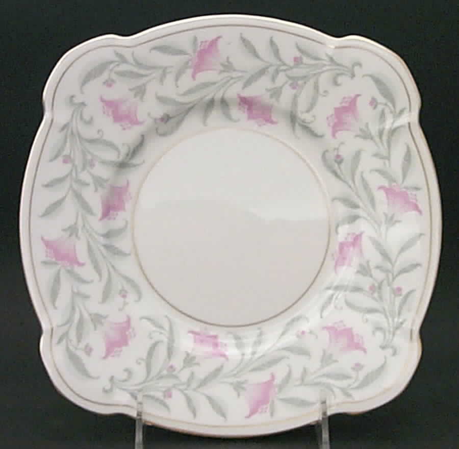 Petunia Square Luncheon Plate by Minton-1