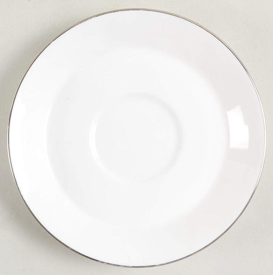 Platinum Monarch Saucer by Minton-1