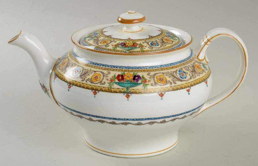 Plymouth Teapot & Lid by Minton-1