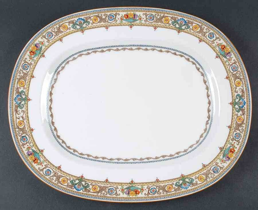 Plymouth 14" Oval Serving Platter by Minton-1