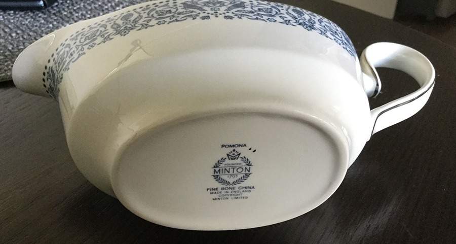Pomona Gravy Boat by Minton-1