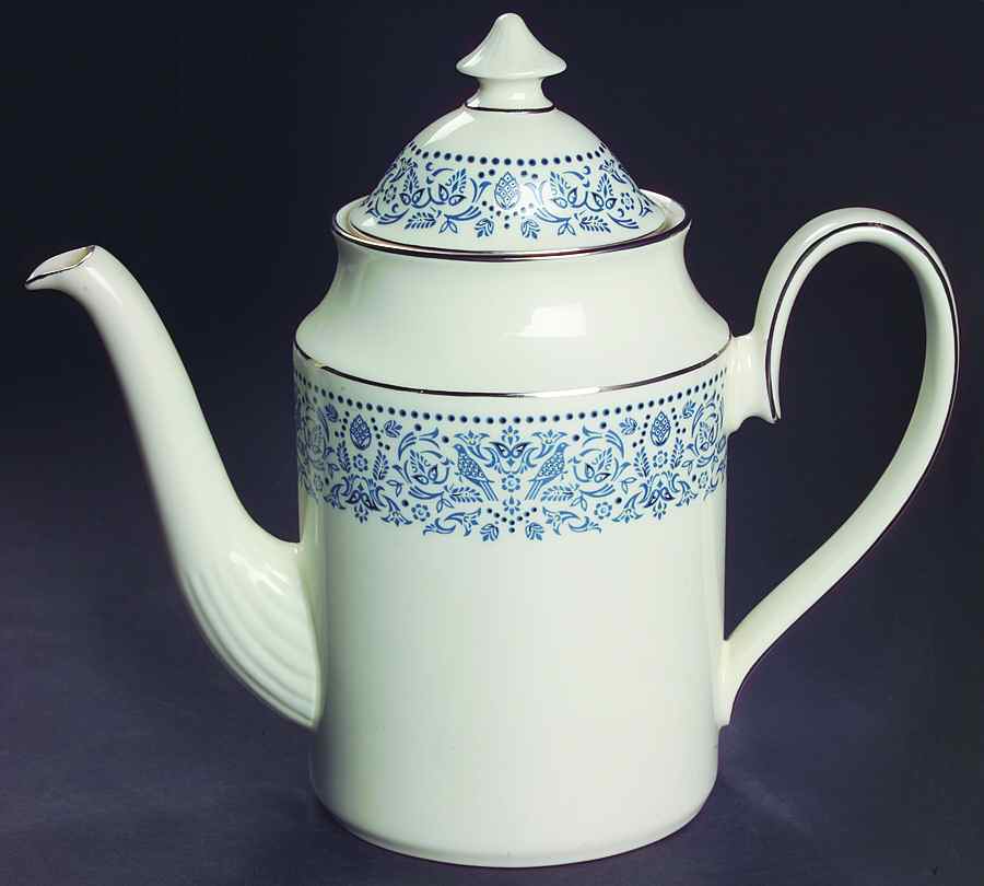 Pomona Coffee Pot & Lid by Minton-1