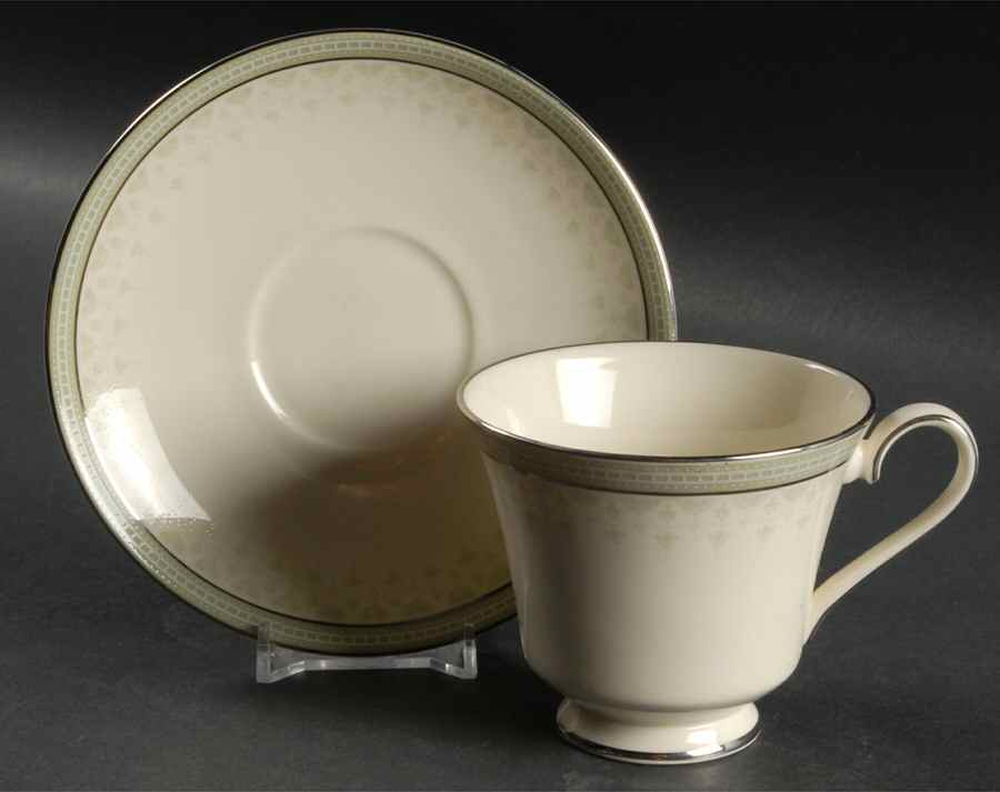 Portland Footed Cup & Saucer Set by Minton-1