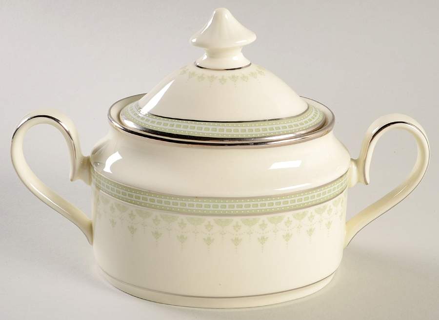 Portland Sugar Bowl & Lid by Minton-1