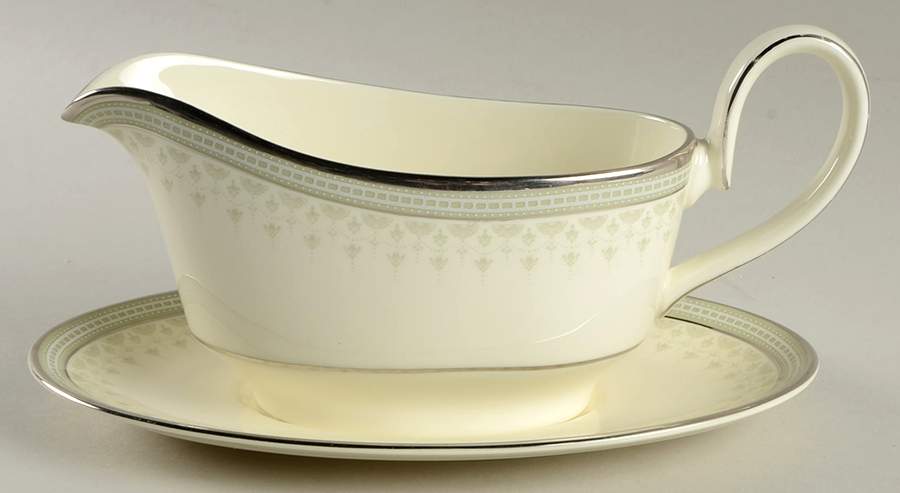 Portland Gravy Boat & Underplate by Minton-1