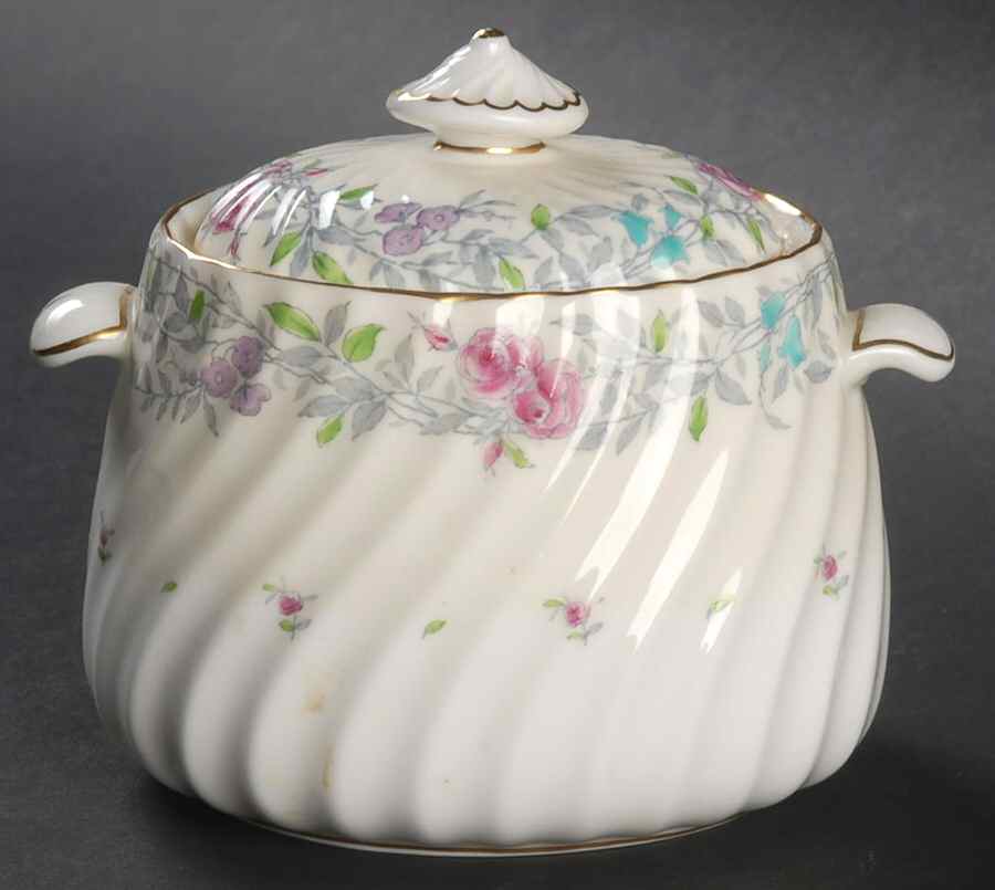 Printemps Sugar Bowl & Lid by Minton-1