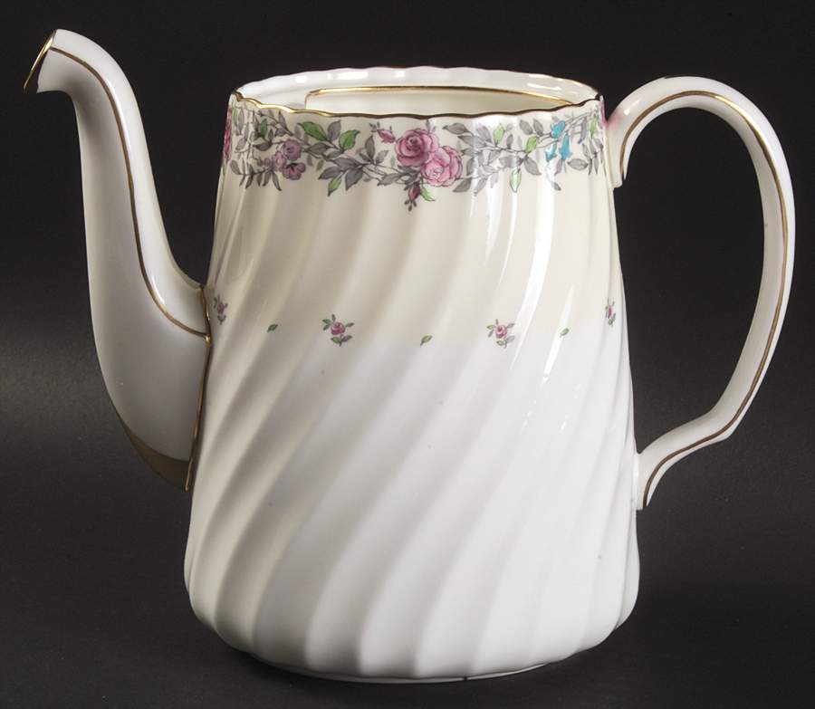 Printemps Coffee Pot No Lid by Minton-1