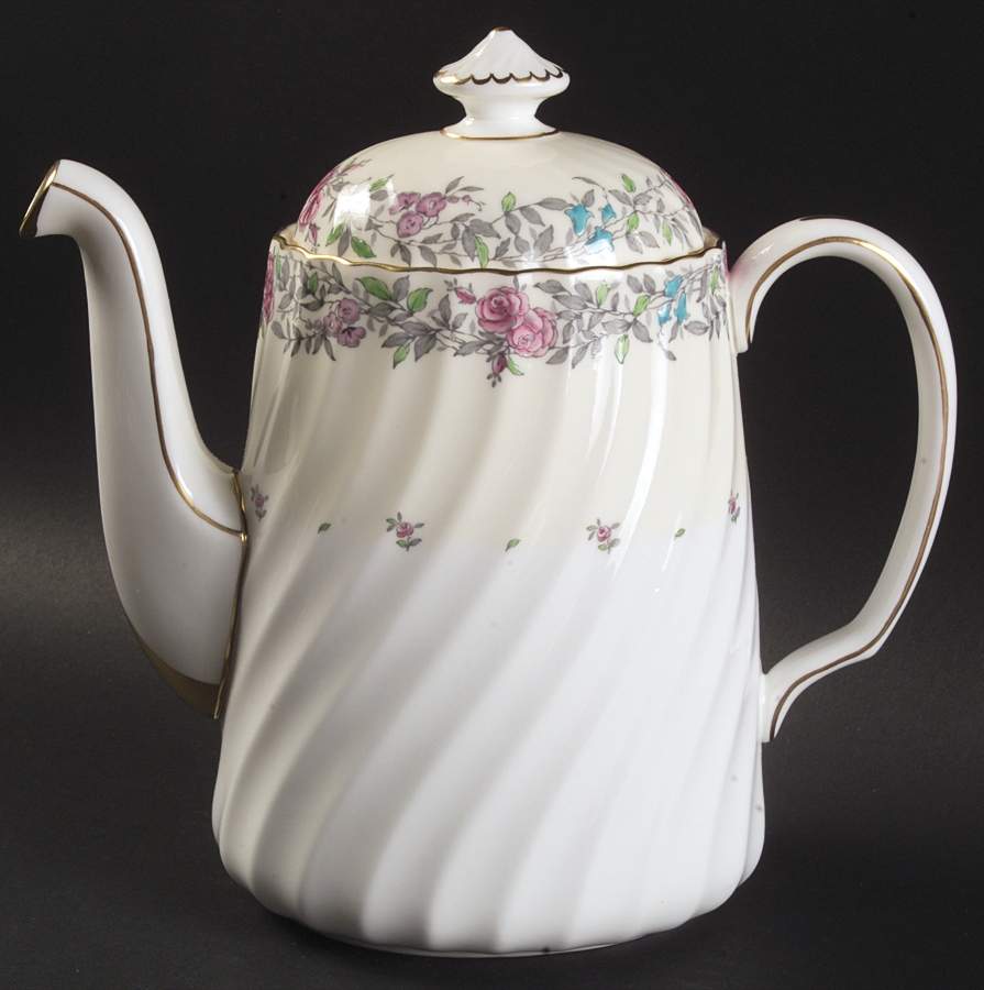 Printemps Coffee Pot & Lid by Minton-1