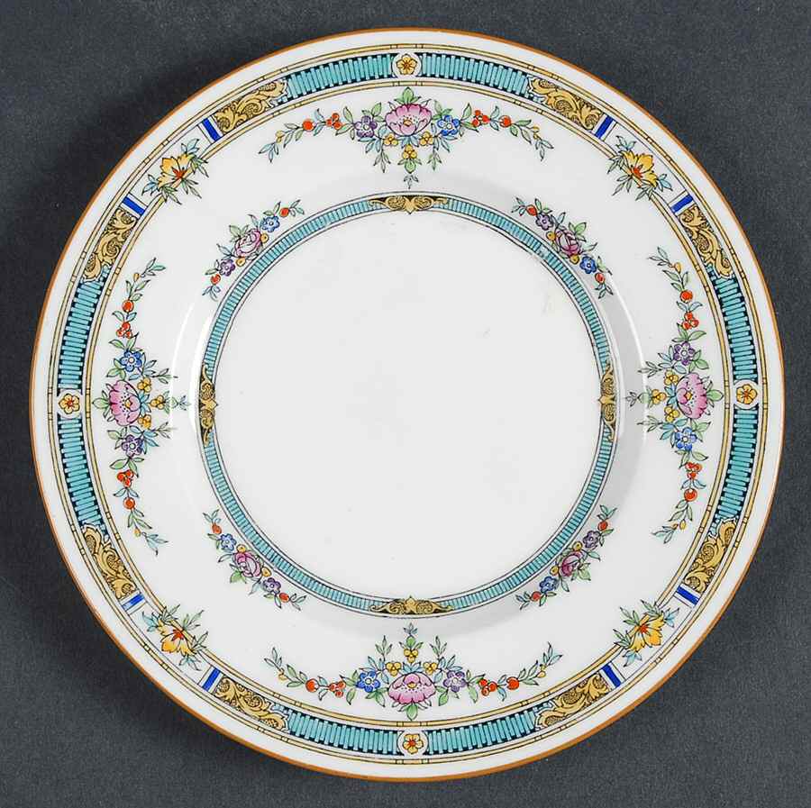 Princess (Pink Flower) Bread & Butter Plate by Minton-1