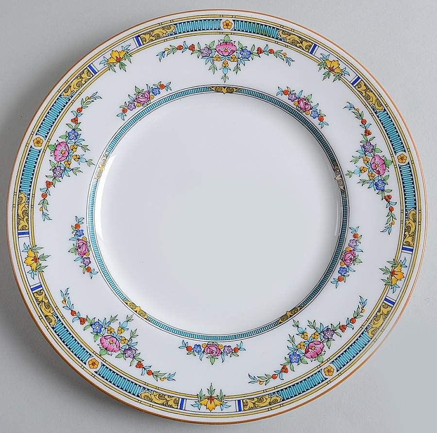 Princess (Pink Flower) Luncheon Plate by Minton-1