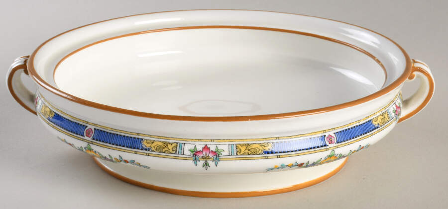 Princess (Yellow Flower) Round Vegetable No Lid by Minton-1