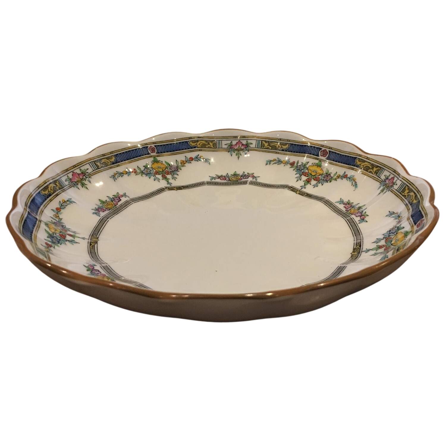 Princess (Yellow Flower) 7" Shallow Round Bowl by Minton-1