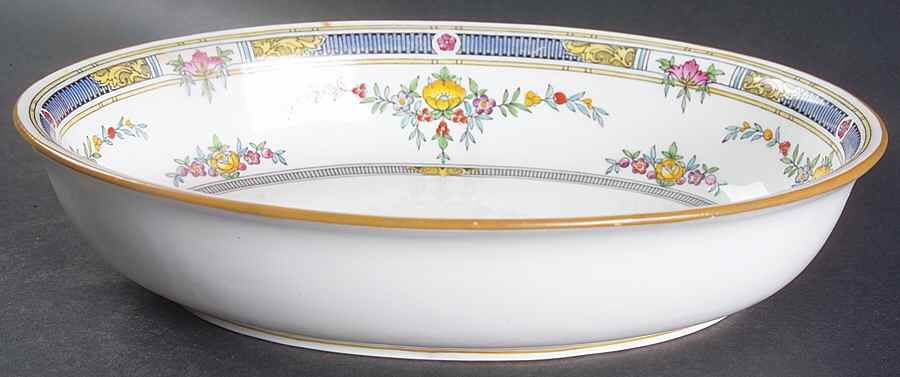 Princess (Yellow Flower) 9" Oval Vegetable Bowl by Minton-1