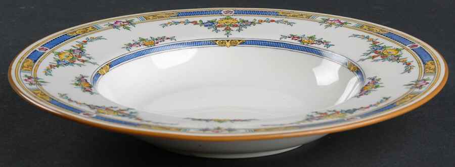 Princess (Yellow Flower) Large Rim Soup Bowl by Minton-1