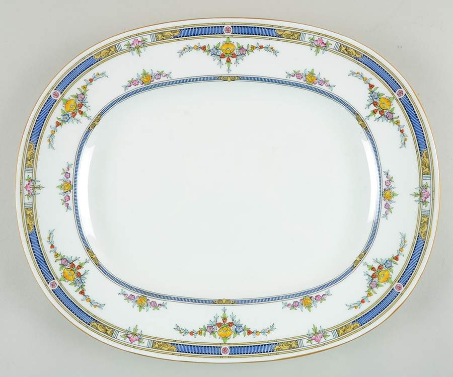 Princess (Yellow Flower) 15" Oval Serving Platter by Minton-1
