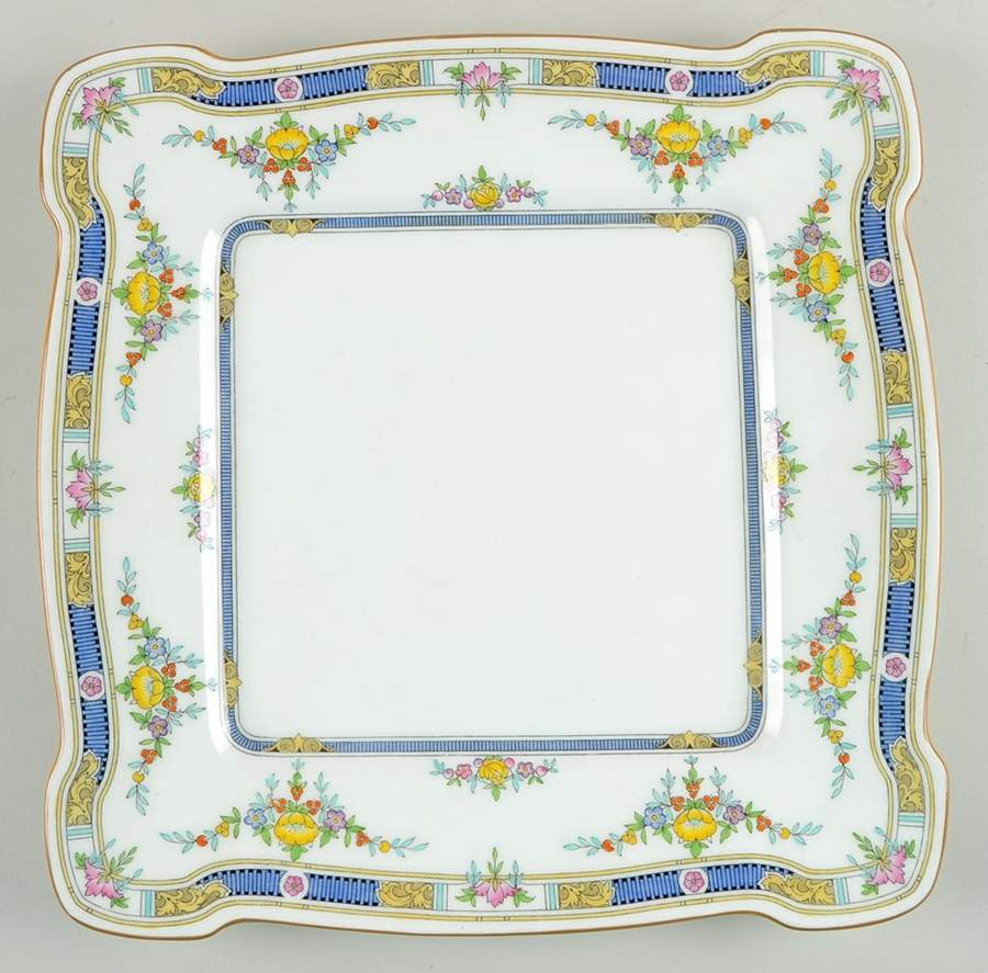 Princess (Yellow Flower) 12" Square Cake Plate by Minton-1