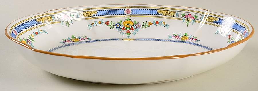 Princess (Yellow Flower) 10" Oval Vegetable Bowl by Minton-1