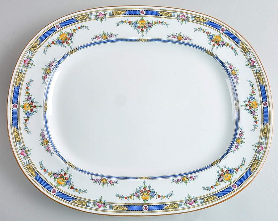 Princess (Yellow Flower) 16" Oval Serving Platter by Minton-1