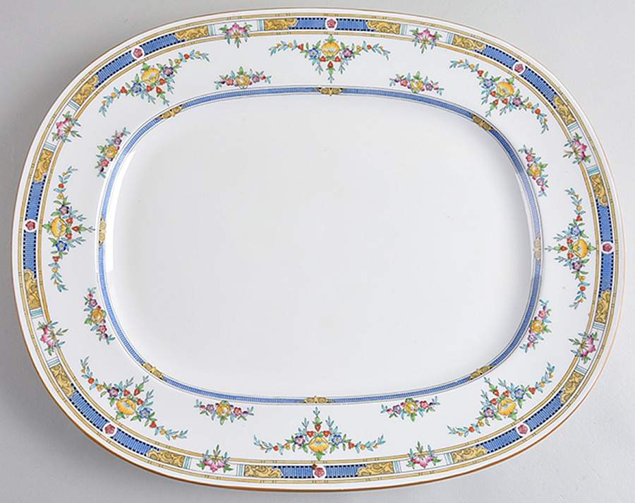 Princess (Yellow Flower) 18" Oval Serving Platter by Minton-1