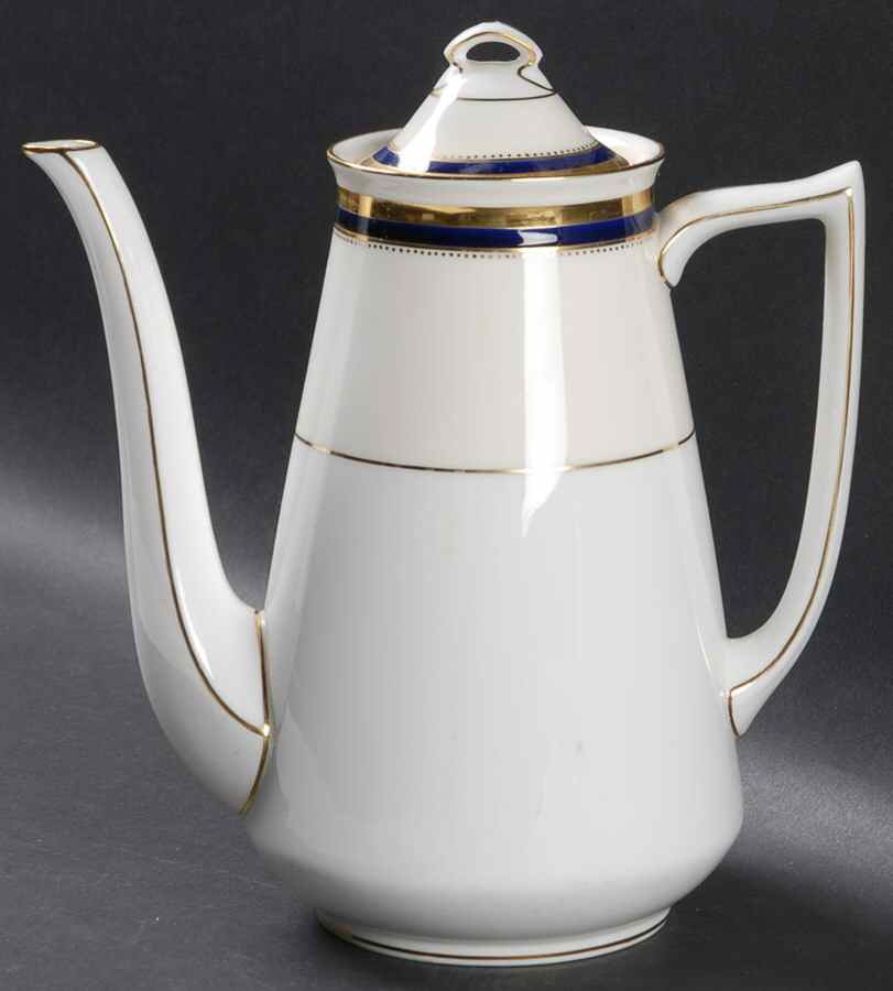 Windsor Cobalt Blue Coffee Pot & Lid by Minton-1