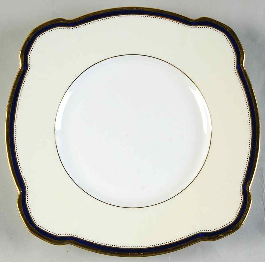 Windsor Cobalt Blue Square Cake Plate by Minton-1