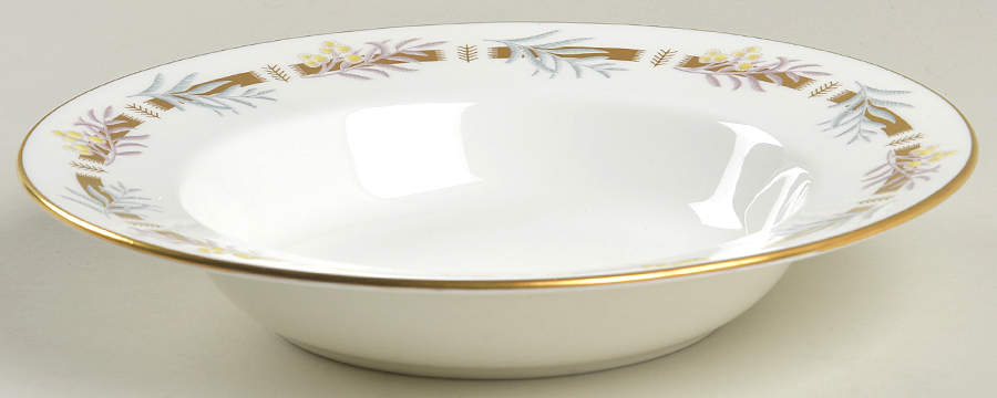 Rhapsody Rim Soup Bowl by Minton-1