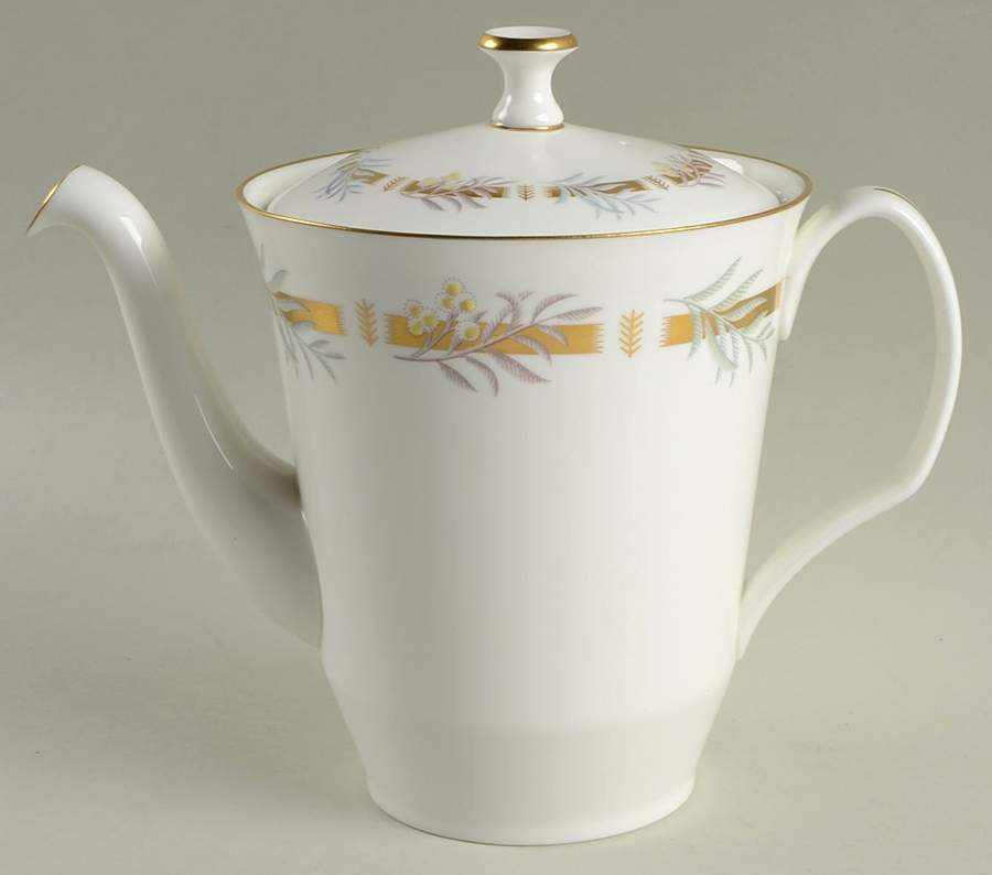 Rhapsody Coffee Pot & Lid by Minton-1