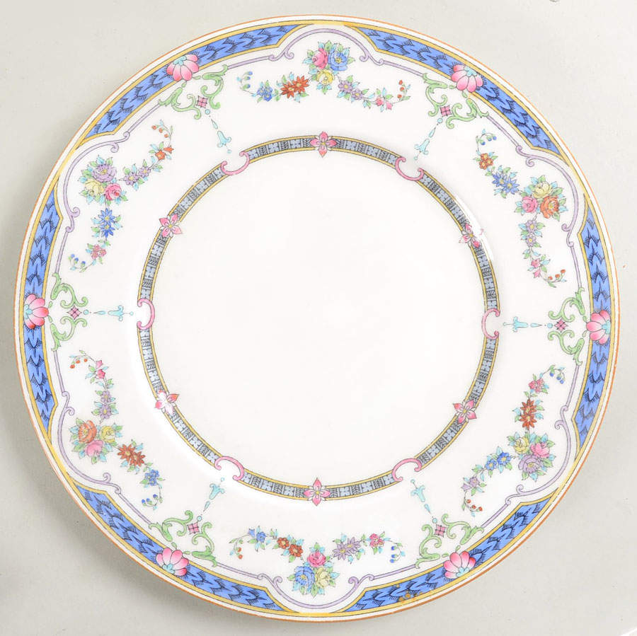 Ripon Blue Dinner Plate by Minton-1