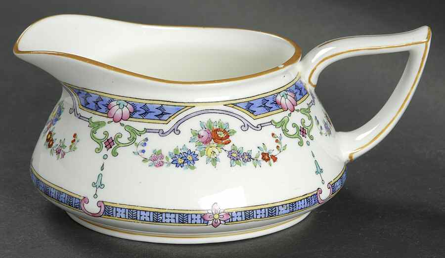 Ripon Blue Creamer by Minton-1