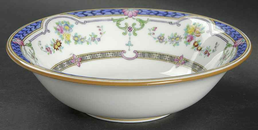 Ripon Blue Coupe Cereal Bowl by Minton-1
