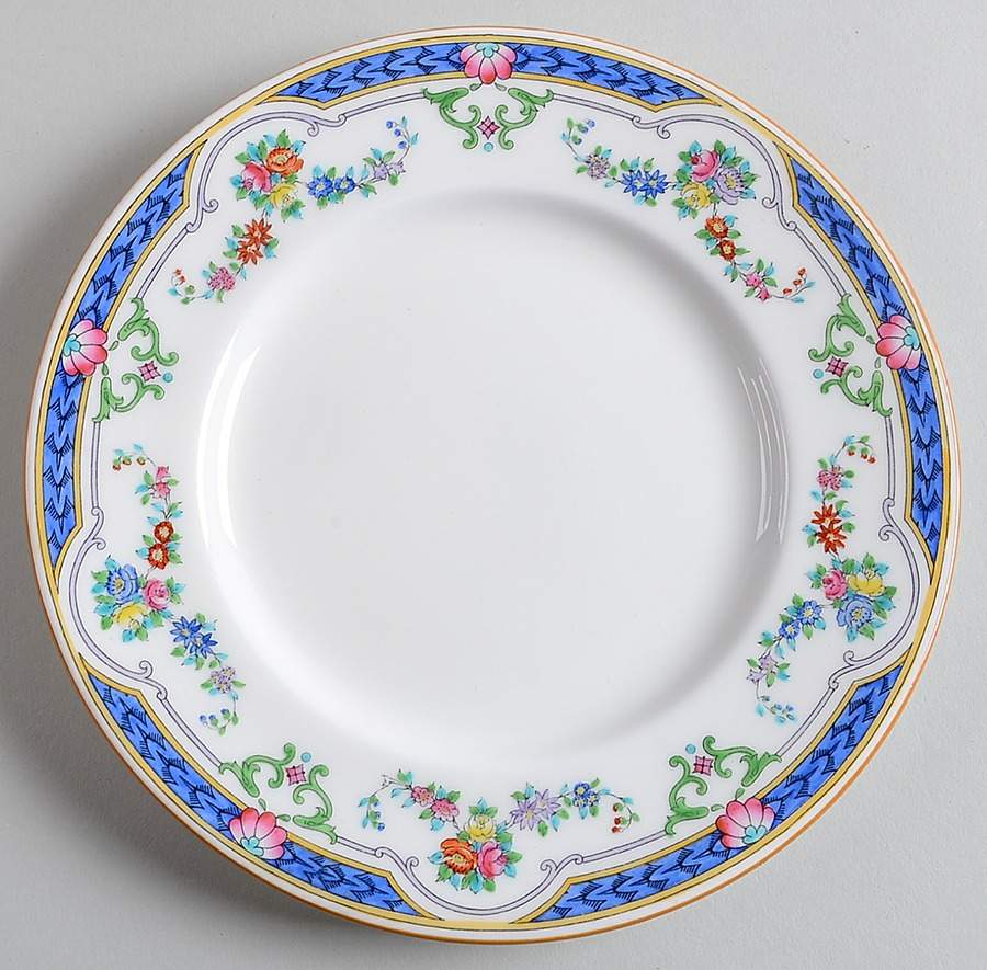 Ripon Blue Salad Plate by Minton-1