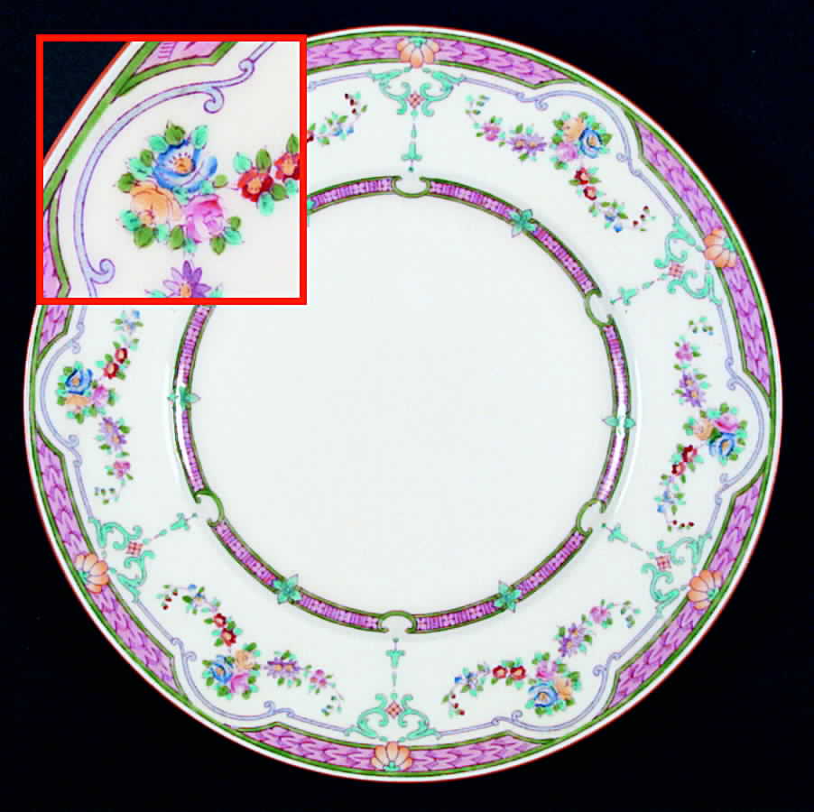 Ripon Pink Dinner Plate by Minton-1