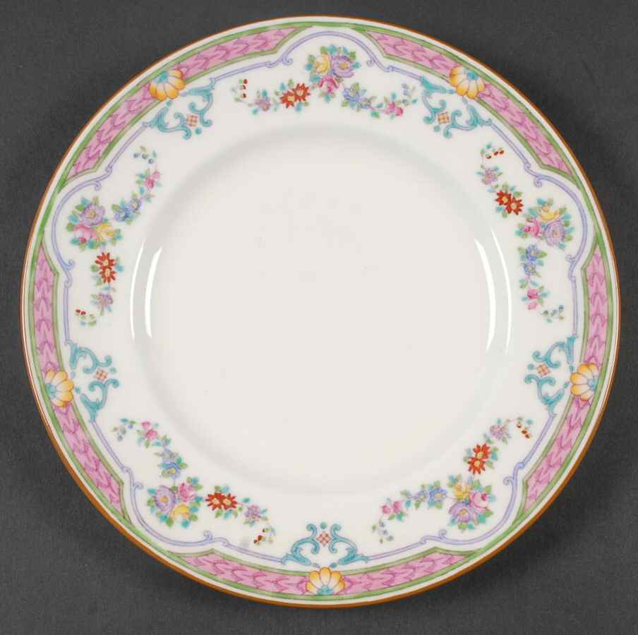 Ripon Purple and Pink Salad Plate by Minton-1