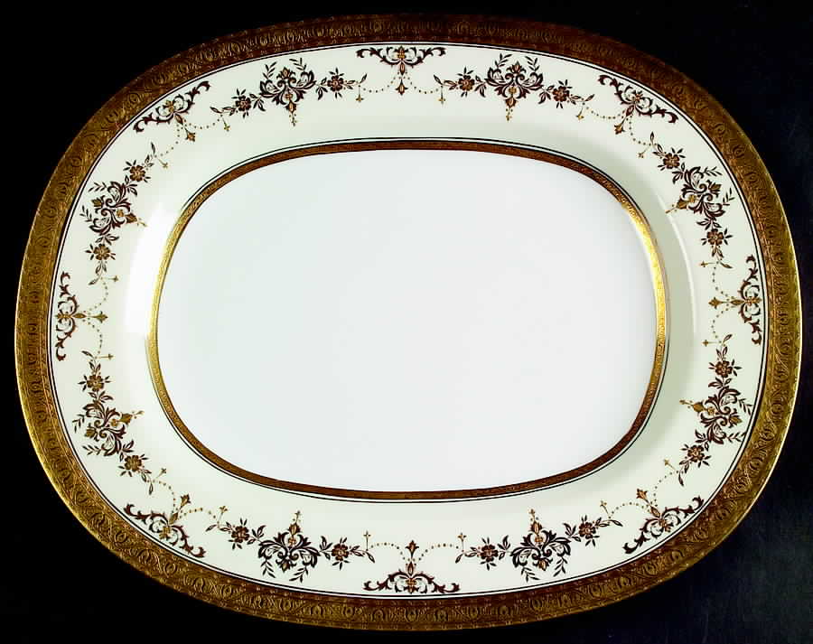 Riverton 13" Rectangular Serving Platter by Minton-1
