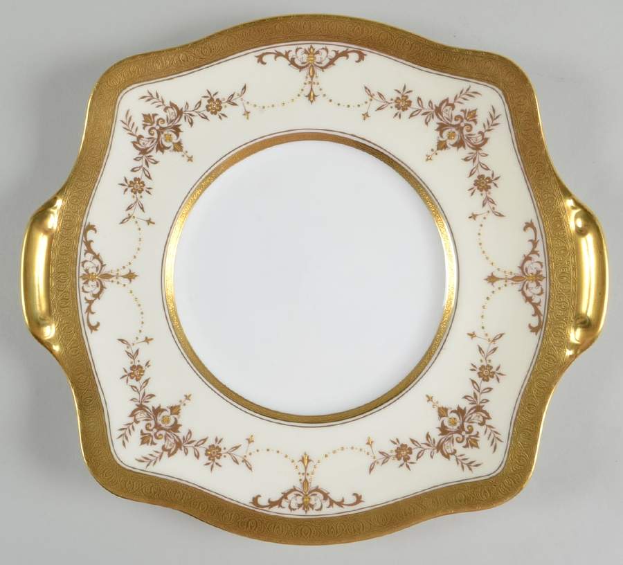 Riverton Square Handled Cake Plate by Minton-1