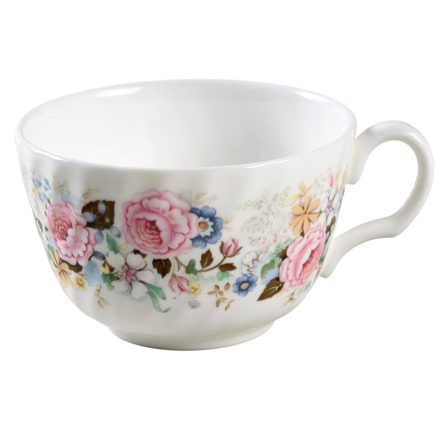 Rose Garland Flat Cup by Minton-1