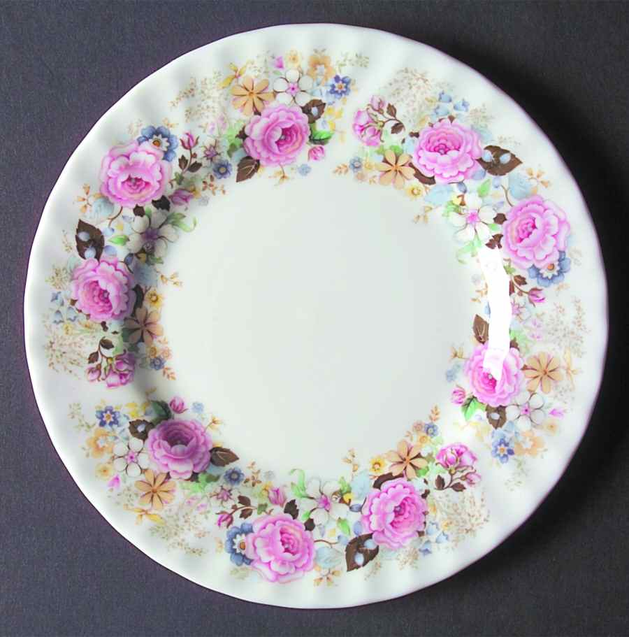 Rose Garland Bread & Butter Plate by Minton-1