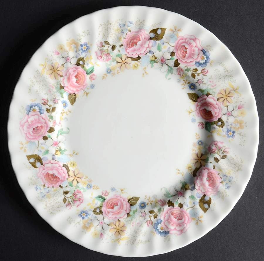 Rose Garland Salad Plate by Minton-1